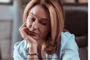 Emotionally disconnected woman