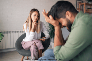 Woman-cautioning-her-husband