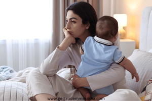 A-lady-feeling-touched-out-with-her-baby